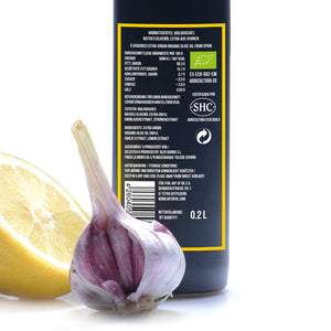 BIO - Aromatisiertes Natives Olivenöl Extra - LEMON GARLIC 200ml