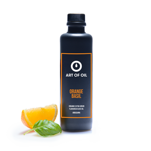 BIO - Aromatisiertes Natives Olivenöl Extra - ORANGE BASIL 200ml